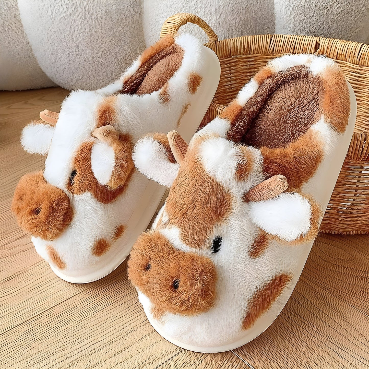 Bennys Cozy Cow Slippers